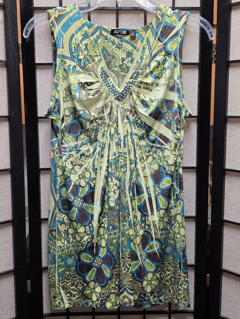 ☮️ Apt 9 Y2K 2000s Boho Floral Tank